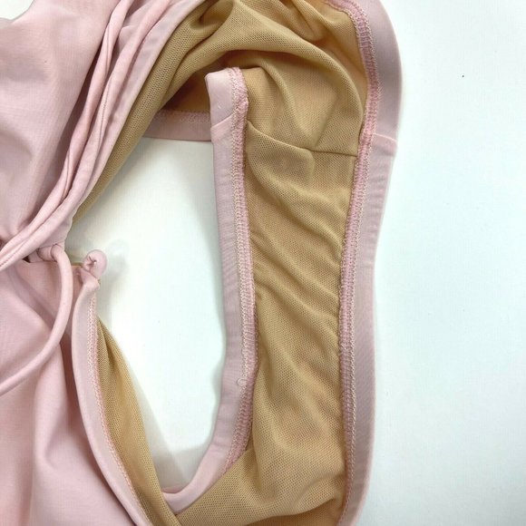 Alpine Butterfly Swimsuit Plus Size 2X Sorbet Pink One Piece Monokini Lace Up - Picture 10 of 13